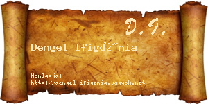 Dengel Ifigénia névjegykártya